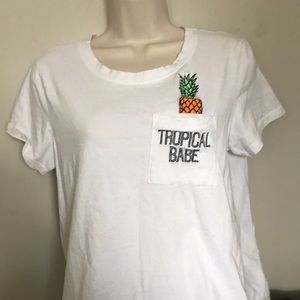 Tropical babe shirt